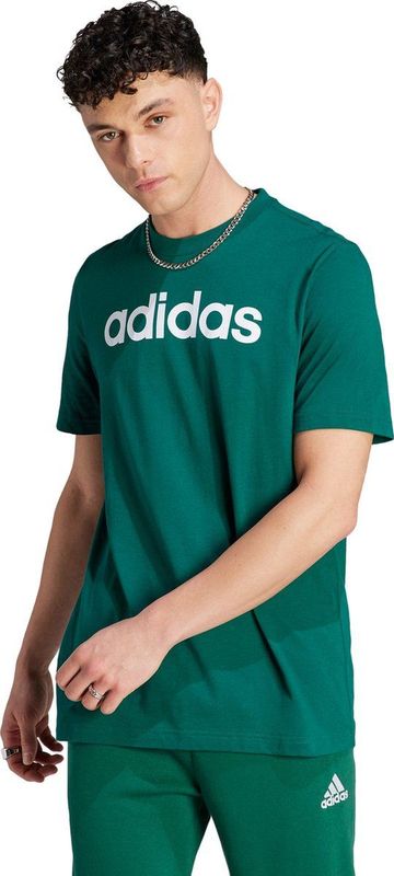 adidas - Essentials - T-shirt - Groen - 100% Katoen