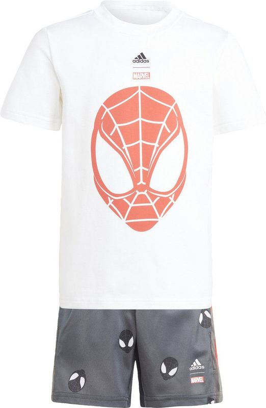 adidas - Marvel's Spider-Man - T-shirt en Short - Zwart - Katoen/Polyester