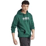adidas - Hoodie - Grijs - Katoen - Losse Pasvorm - Verstelbare Capuchon