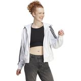 adidas - Essentials 3-Stripes - Dames Sweatshirt - Zwart - Katoen