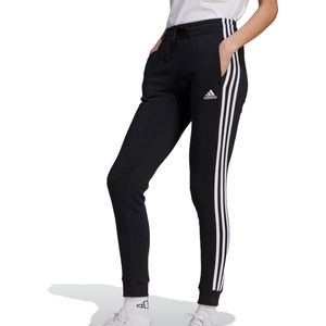 adidas - Joggingbroek - Zwart - Katoenmix - Taps Toelopende Pasvorm