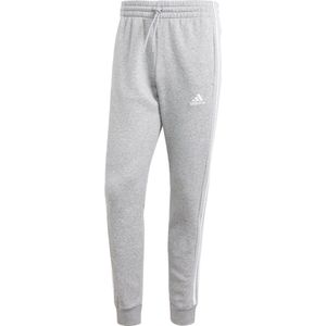 adidas Sportswear Essentials Fleece 3-Stripes Tapered Cuff Broek - Heren - Grijs