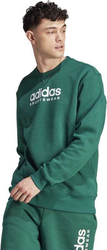 Adidas All Szn Fleece Graphic Sweatshirt Groen / Regular Man