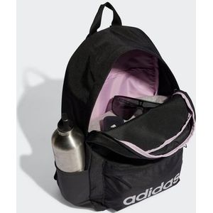 adidas Essentials Linear Kleine rugzak voor dames, zwart/zwart, één maat, zwart/zwart, één maat