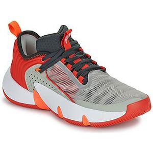 adidas Trae Unlimited uniseks-volwassene Sneakers, metal grey/carbon/better scarlet, 44 2/3 EU