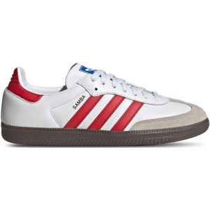 adidas - Samba OG - Sportschoenen - Wit - Leer - Better Scarlet