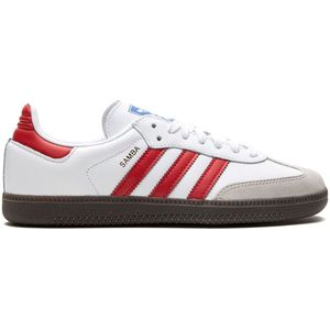 Schoenen adidas  Samba Og Wit/rood Heren