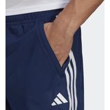 adidas - TR-ES PIQ 3SHO - Sportbroek - Dark Blue/White - 100% Polyester - AEROREADY