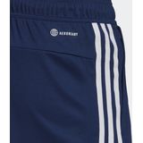 adidas - TR-ES PIQ 3SHO - Sportbroek - Dark Blue/White - 100% Polyester - AEROREADY