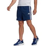 adidas - TR-ES PIQ 3SHO - Sportbroek - Dark Blue/White - 100% Polyester - AEROREADY