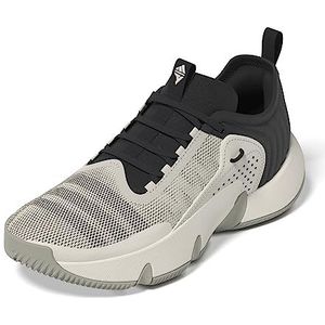 adidas Trae Unlimited, schoenen voor kinderen, uniseks, laag (niet voetbal), Wit Cloud White Carbon Metal Grey, 28 EU