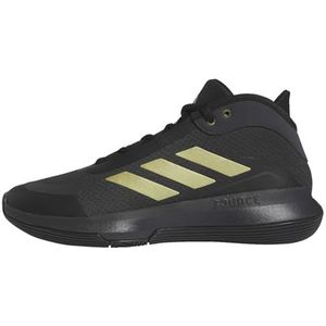 adidas Bounce Legends, Lage schoenen, uniseks, voor volwassenen, Carbon Gold Met Core Black, 38 2/3 EU