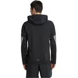 Adidas Icons 3 Stripes Sweatshirt Met Rits Zwart Man