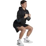 Adidas Icons 3 Stripes Sweatshirt Met Rits Zwart Man