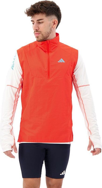 adidas - Hardloopvest - Zwart - 100% Gerecycled Nylon - WIND.RDY