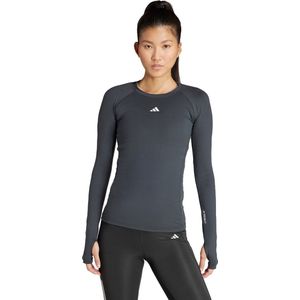 adidas Performance Techfit Trainingsshirt met Lange Mouwen - Dames - Zwart
