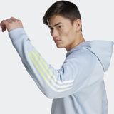 adidas Performance Train Icons 3-Stripes Training Hoodie - Heren - Blauw