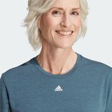 adidas - Train Icons 3-Stripes - Sportshirt - Zwart - 81% Gerecycled Polyester