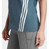 adidas - Train Icons 3-Stripes - Sportshirt - Zwart - 81% Gerecycled Polyester