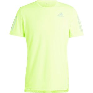 adidas - Own the Run - T-shirt - Fluo Geel - Polyester