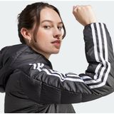 ADIDAS SPORTSWEAR - Essentials 3-Stripes - Lange Donsjas - Zwart - Polyester