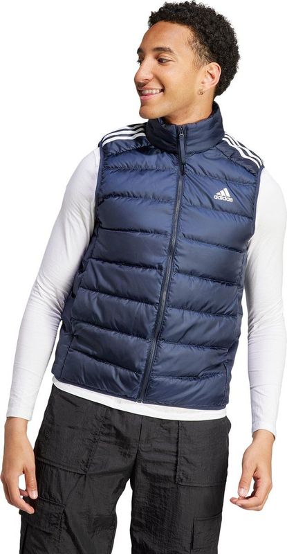 adidas - Sportswear Essentials 3-Stripes Light - Donsbodywarmer - Blauw