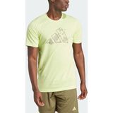 adidas Performance Train Essentials Seasonal Training Graphic T-shirt - Heren - Groen