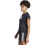 Adidas Icons Regular Fit Logo T-shirt Met Korte Mouwen Zwart XS Vrouw