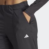 adidas Performance AEROREADY Train Essentials Minimal Branding Woven Broek Dames Zwart