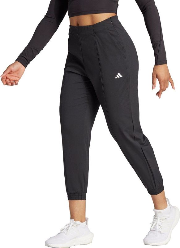 adidas Performance AEROREADY Train Essentials Minimal Branding Woven Broek Dames Zwart