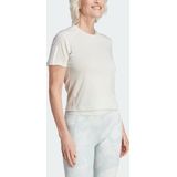 adidas - Train Essentials - Katoenen Shirt - Dames - Slim Fit - Crop Top