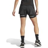 adidas Performance Ultimate Two-in-One Short - Dames - Zwart - Sportbroek