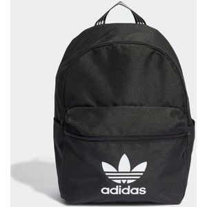Adidas Originals, Zwarte Adicolor Rugzak voor Heren Zwart, unisex, Maat:ONE Size