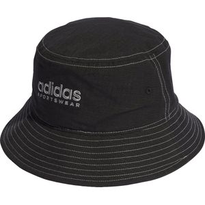 adidas Chapeau cloche classique en coton, Noir/blanc/gris trois, M