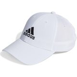 adidas Uniseks-Volwassen Embroidered Logo Lightweight Baseball Cap, White/Black, XS