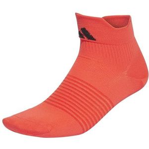 adidas Performance Ontworpen voor Sport Enkelsokken, Helder Rood/Zwart, X-Small