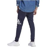 Adidas - Essentials Fleece Tapered Cuff - Joggers - Zwart - 78% Katoen, 22% Gerecycled Polyester Fleece
