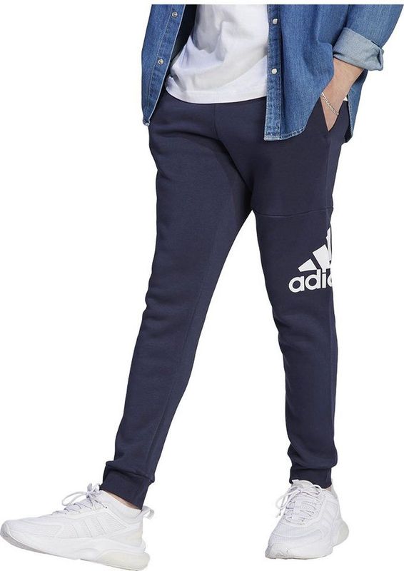 Adidas - Essentials Fleece Tapered Cuff - Joggers - Zwart - 78% Katoen, 22% Gerecycled Polyester Fleece