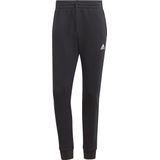 Adidas - Essentials Fleece Tapered Cuffed Joggers - Zwart - Katoen - Gerecycled Polyester