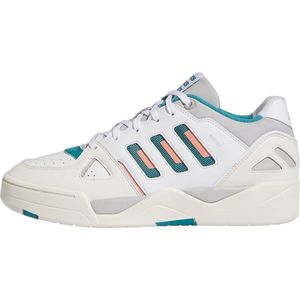 Adidas, Witte Sneakers - Materiaal: Stof, Zool: Rubber Wit, Heren, Maat:46 EU