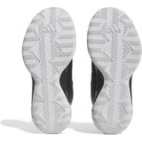 adidas - Basketbalschoen - Zwart - Textiel en Leer - Cloudfoam