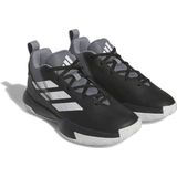 adidas - Basketbalschoen - Zwart - Textiel en Leer - Cloudfoam