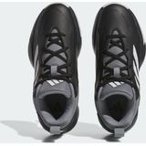 adidas - Basketbalschoen - Zwart - Textiel en Leer - Cloudfoam