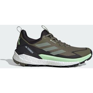 adidas Terrex Free Hiker 2 Low GTX Wandelschoenen voor heren, Olive Strata Silver Green Core Black, 46 EU