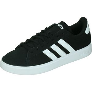 ADIDAS - Grand Court 2.0 - Sneakers - Zwart/Wit - 50% Leer - Sportswear