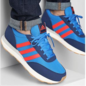 Adidas Run 60S 3.0 heren sneakers blauw rood - Maat 44 - Uitneembare zool