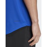 Adidas - Club 3 Stripes T-shirt - Korte Mouwen - Zwart - 100% Gerecycled Polyester