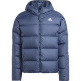 adidas - Sportswear Essentials Midweight Donsjack - Blauw - Gerecycled Materiaal