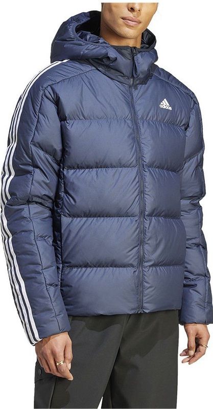 adidas - Sportswear Essentials Midweight Donsjack - Blauw - Gerecycled Materiaal