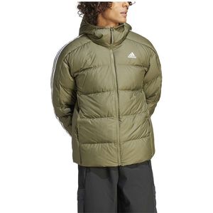 adidas Sportswear Essentials Midweight Donsjack met Capuchon - Heren - Groen- S